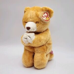 TY Hope Praying Bear Large 10"‎ Beanie Buddy Original 1999 Plush Stuffed Toy NWT